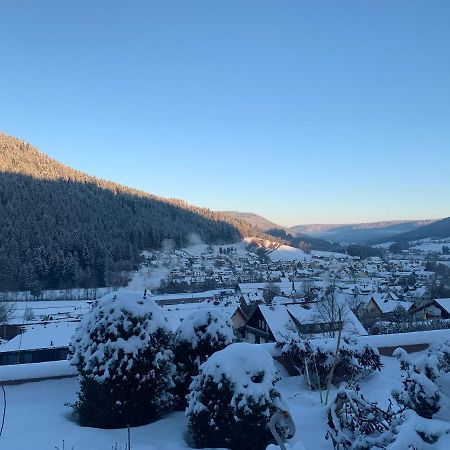 Appartement mit herrlicher Aussicht übers Murgtal Baiersbronn Exterior foto