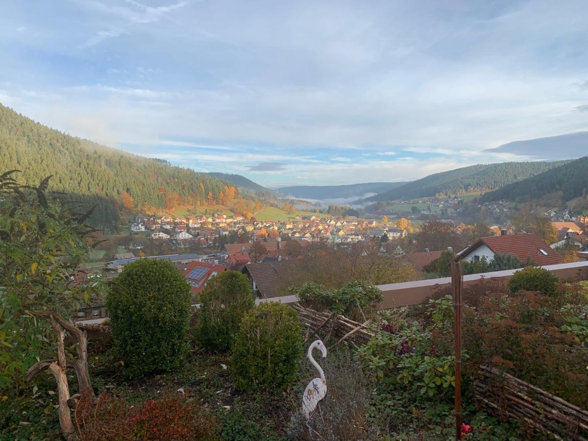Appartement mit herrlicher Aussicht übers Murgtal Baiersbronn Exterior foto