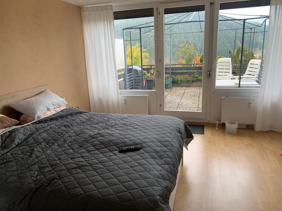 Appartement mit herrlicher Aussicht übers Murgtal Baiersbronn Exterior foto