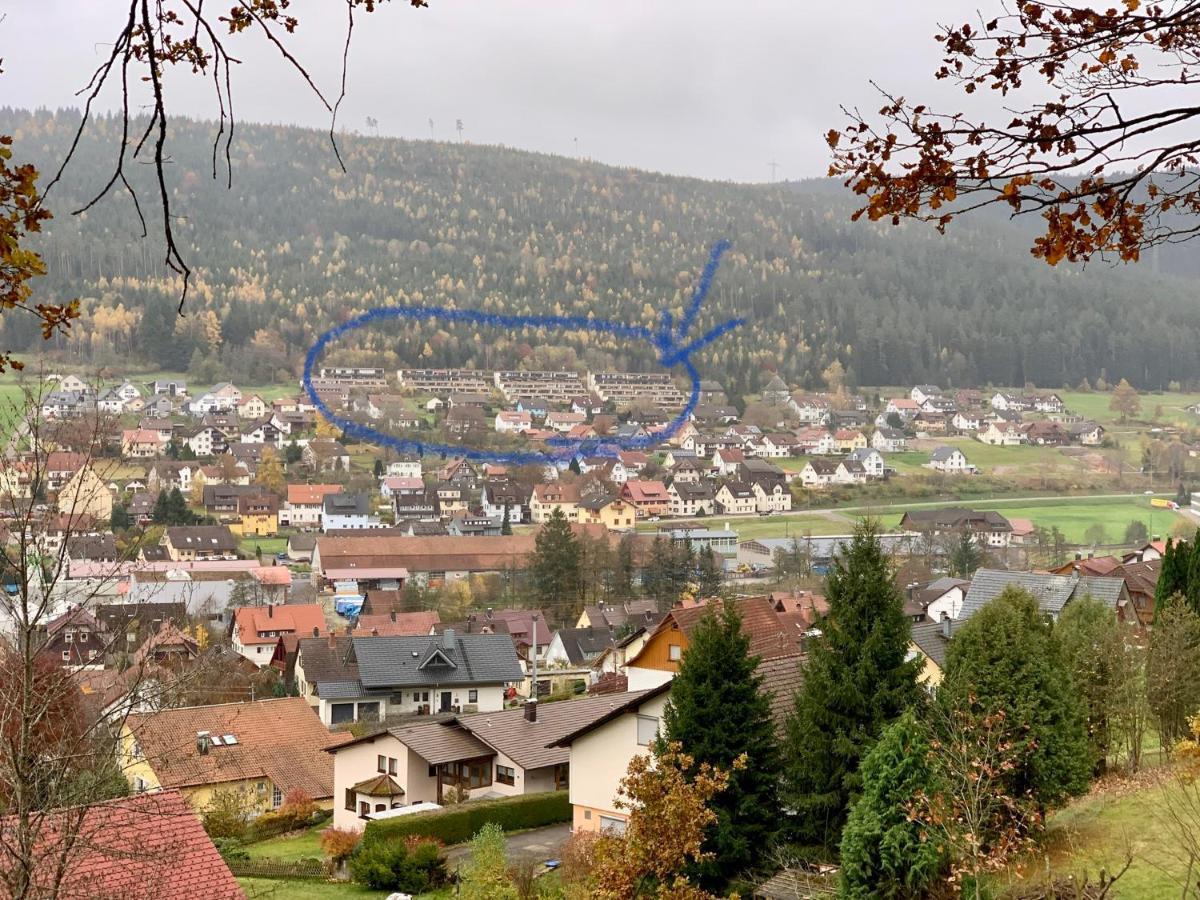 Appartement mit herrlicher Aussicht übers Murgtal Baiersbronn Exterior foto